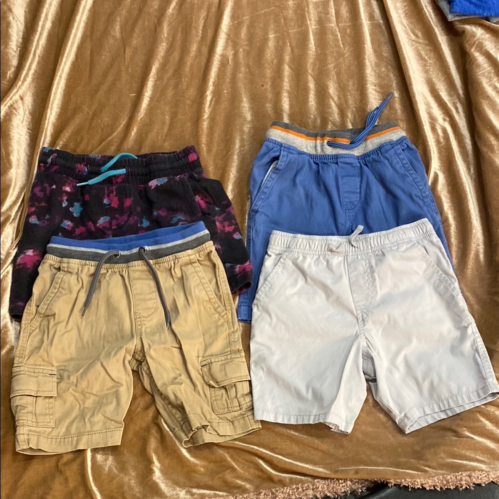 Wonder Nation Blue and Tan Shorts Collection